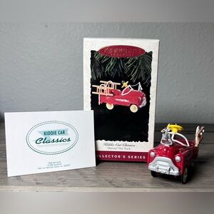 Hallmark 1995 NIB Christmas Ornament “Kiddie Car Classics” Murray Fire Truck #2